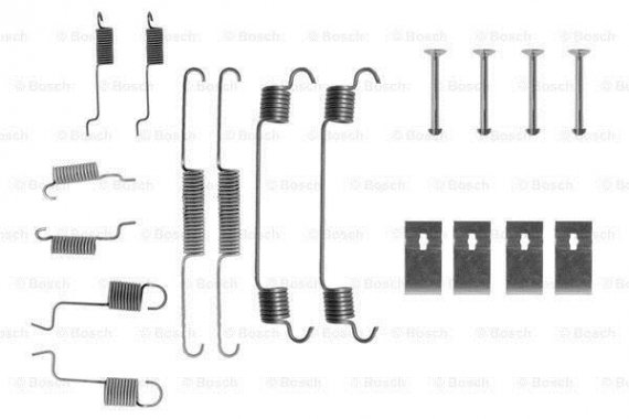 1987475123 BOSCH Гальмівні аксесуари (Монтажний комп-кт колодки) BOSCH