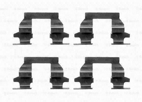 Фото гальмівні аксесуари (Монтажний комп-кт колодки) BOSCH 1987474655 BOSCH 1987474655 BOSCH Гальмівні аксесуари (Монтажний комп-кт колодки) BOSCH