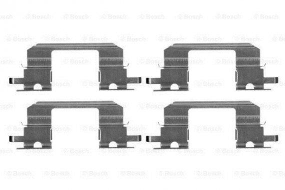 1987474427 BOSCH Гальмівні аксесуари (Монтажний комп-кт колодки) BOSCH