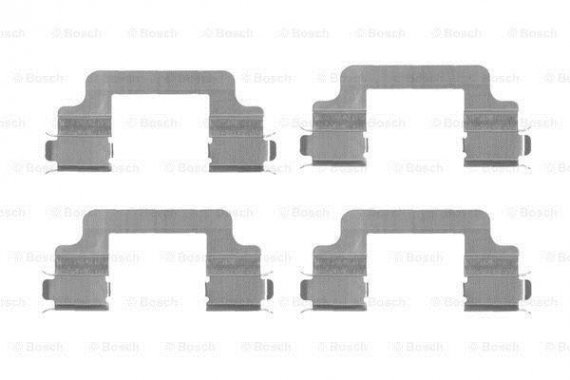 Фото гальмівні аксесуари (Монтажний комп-кт колодки) BOSCH 1987474455 BOSCH 1987474455 BOSCH Гальмівні аксесуари (Монтажний комп-кт колодки) BOSCH